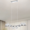ONLI - Lustră suspendată cu cablu KIMBERLY 8xG9/6W/230V crom lucios