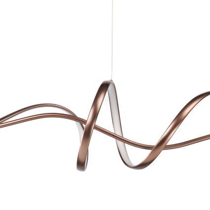 ONLI - Lustră suspendată pe cablu KELLY LED/28W/230V, finisaj cupru