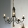 ONLI - Lustră suspendată pe lanț MILVIA, 5 x E14, 6W, 230V, bronz