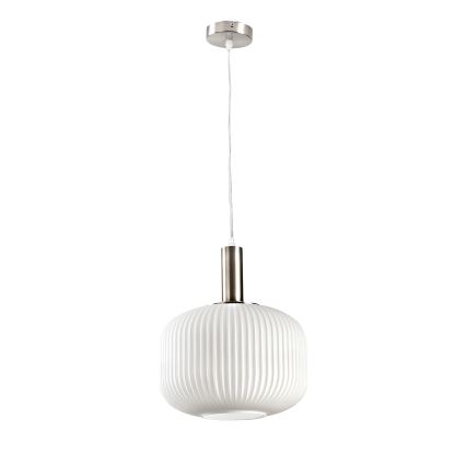ONLI - Pendul cu cablu DOROTY, 1xE27/15W/230V, alb/crom lucios