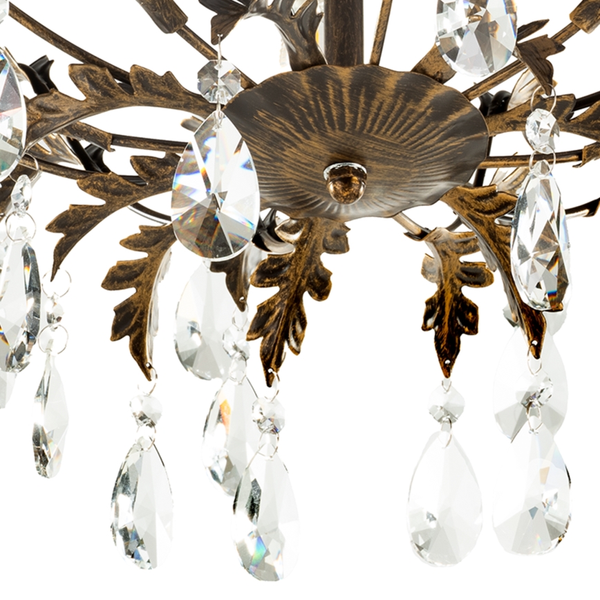 ONLI - Plafonieră TERESA 3xE14/6W/230V bronz