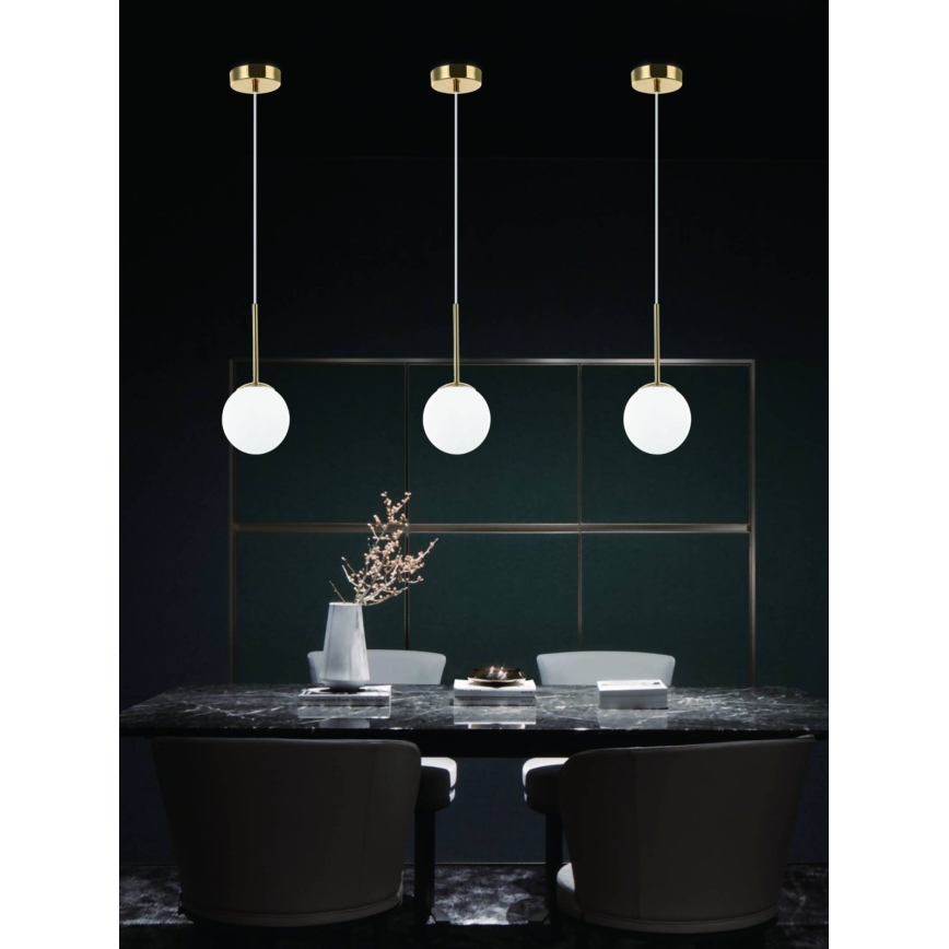 Open Design OR80087 - Lustră de baie suspendată pe cablu BAO 1xG9/8W/230V IP44 aurie