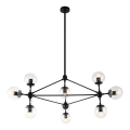 Open Design OR80094 - Lustră pe tijă BAO 10xE27/8W/230V diam. 90 cm neagră