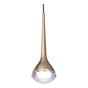 Open Design OR80315 - Lustră LED pe cablu CRIMA LED/7W/230V roz auriu