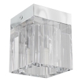 Open Design OR81039 - Spot CUBO 1xG9/8W/230V sticlă transparentă/crom lucios