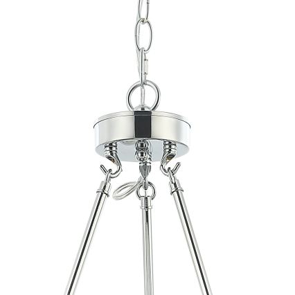 Open Design OR84375 - Lustru suspendat pe lanț VERNO 6xE14/12W/230V Ø 55 cm crom lucios