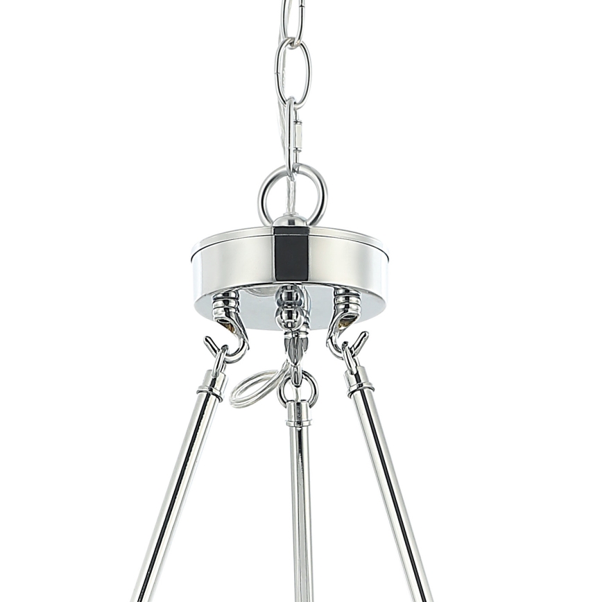 Open Design OR84375 - Lustru suspendat pe lanț VERNO 6xE14/12W/230V Ø 55 cm crom lucios