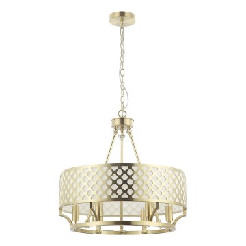 Open Design OR84382 - Candelabru cu lanț VERNO 6xE14/12W/230V Ø 55 cm alamă