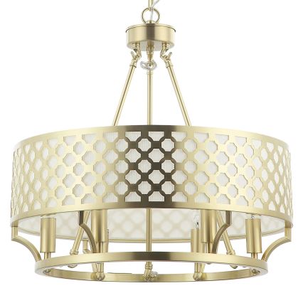 Open Design OR84382 - Candelabru cu lanț VERNO 6xE14/12W/230V Ø 55 cm alamă