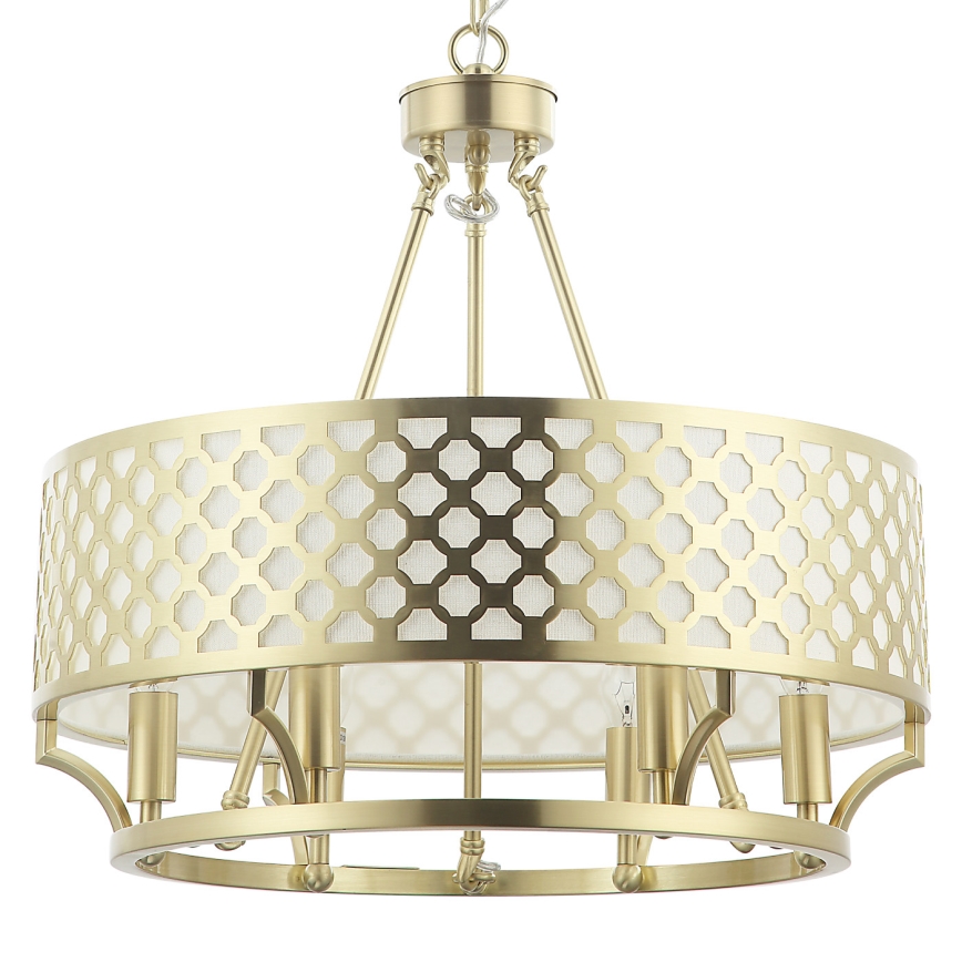 Open Design OR84382 - Candelabru cu lanț VERNO 6xE14/12W/230V Ø 55 cm alamă
