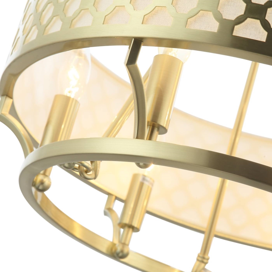 Open Design OR84382 - Candelabru cu lanț VERNO 6xE14/12W/230V Ø 55 cm alamă