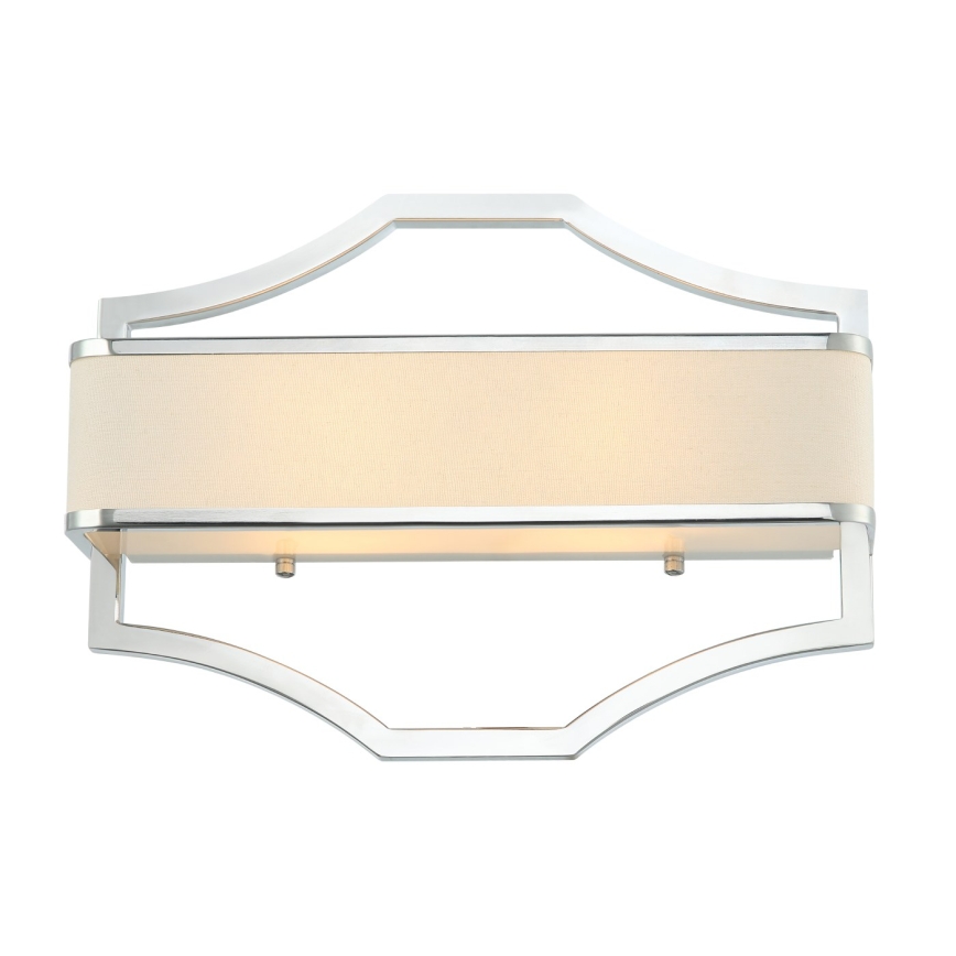 Open Design OR84504 - Aplica de perete GERDO, 2xE14, 12W, 230V, crom lucios/alb