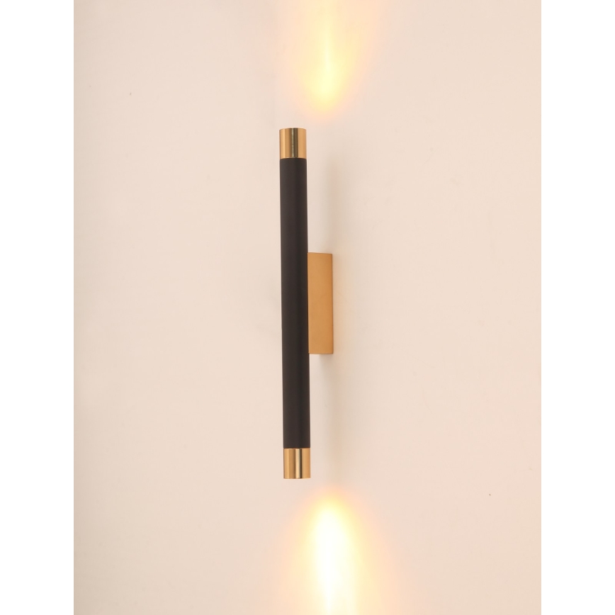Open Design OR84573 - Aplica de perete Q 2xG9/3,5W/230V negru/auriu