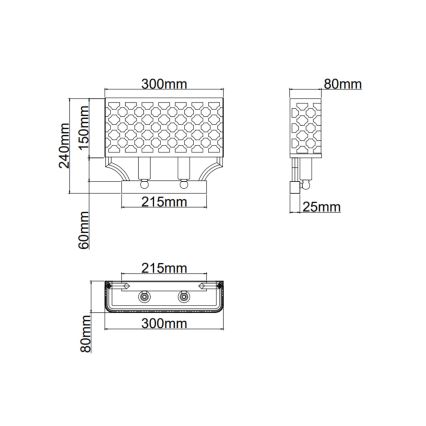 Open Design OR84603 - Aplica de perete VERNO 2xE14/12W/230V alamă