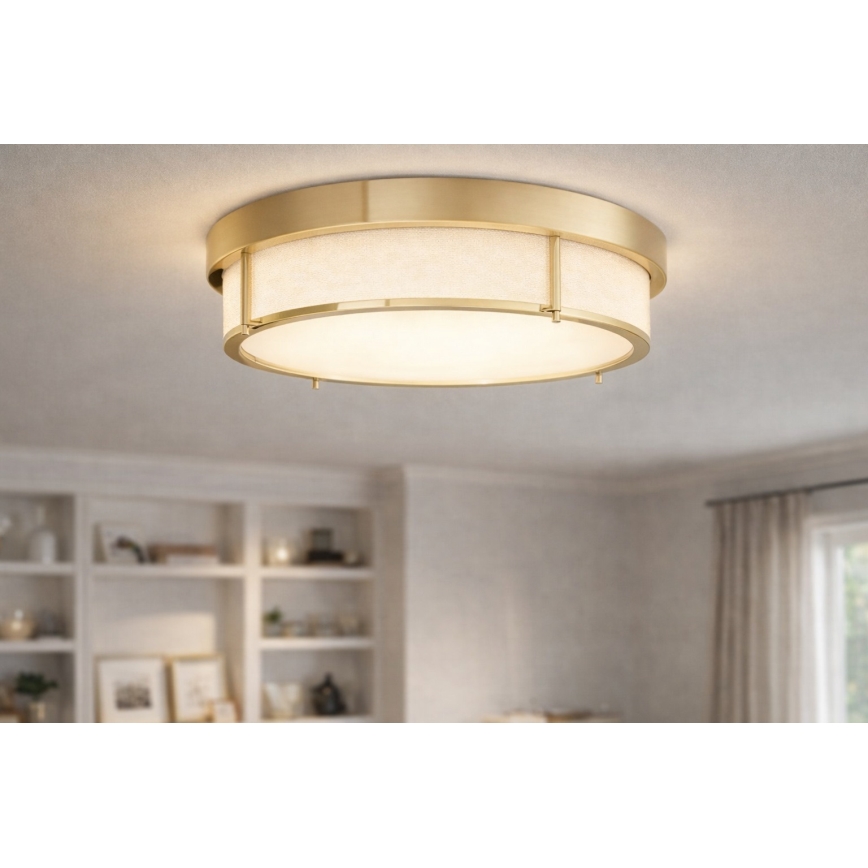 Open Design OR84955 - Plafonieră ROMI, 3x E14/12W/230V, Ø 40 cm, alamă