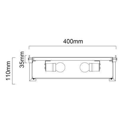Open Design OR84955 - Plafonieră ROMI, 3x E14/12W/230V, Ø 40 cm, alamă