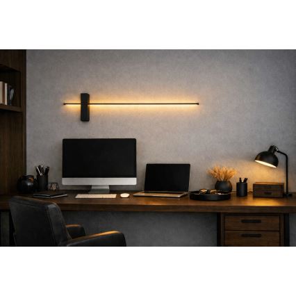 Open Design OR85068 - Aplica de perete BENE LED, 7W/230V, 62 cm, neagră