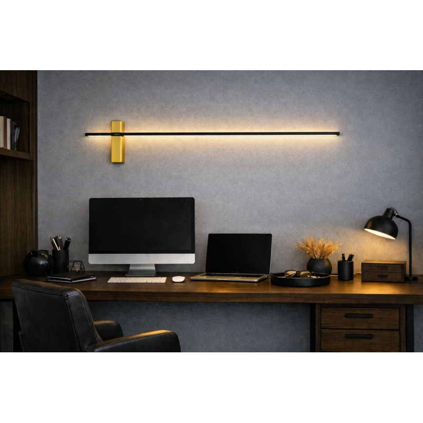 Open Design OR85075 - Aplică de perete LED BENE, 10,5 W, 230 V, 100 cm, auriu