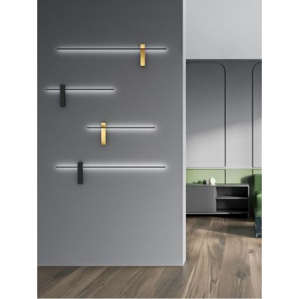 Open Design OR85075 - Aplică de perete LED BENE, 10,5 W, 230 V, 100 cm, auriu