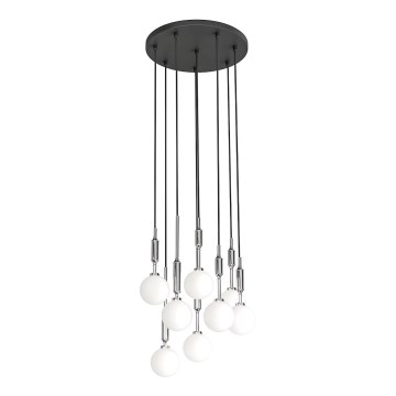Open Design OR85327 - Lustră suspendată pe cablu ERO 8xG9/8W/230V crom lucios