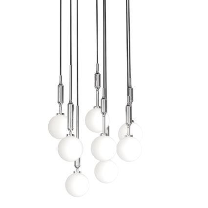 Open Design OR85327 - Lustră suspendată pe cablu ERO 8xG9/8W/230V crom lucios