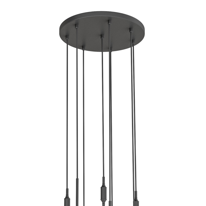 Open Design OR85341 - Lustră suspendată pe cablu ERO 8xG9/8W/230V, neagră