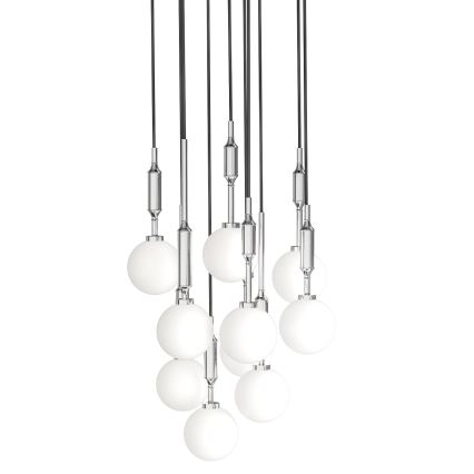 Open Design OR85358 - Lustră suspendată pe cablu ERO 10xG9/8W/230V crom lucios
