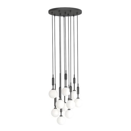 Open Design OR85372 - Lustru pe cablu ERO 10xG9/8W/230V negru