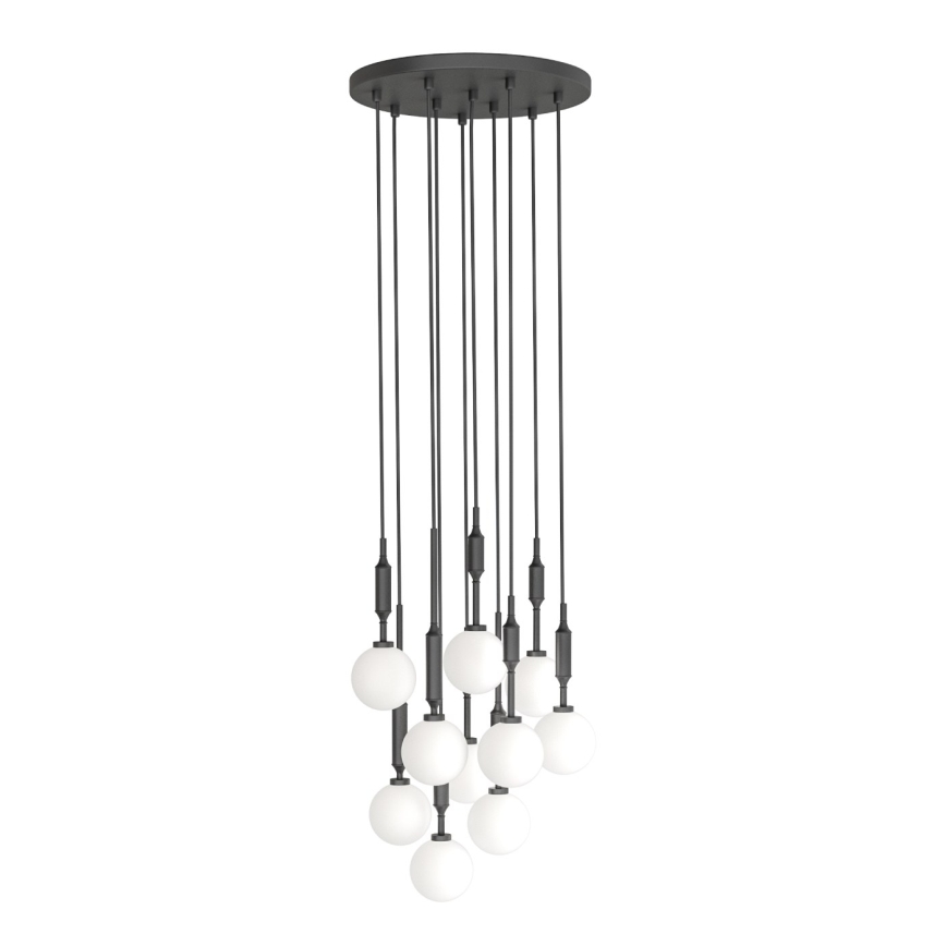 Open Design OR85372 - Lustru pe cablu ERO 10xG9/8W/230V negru