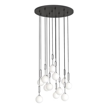 Open Design OR85389 - Lustră suspendată pe cablu ERO, 12 x G9, 8W, 230V, crom lucios