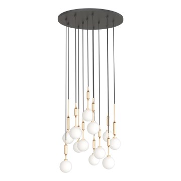 Open Design OR85396 - Lustră suspendată pe cablu ERO 12xG9/8W/230V aurie