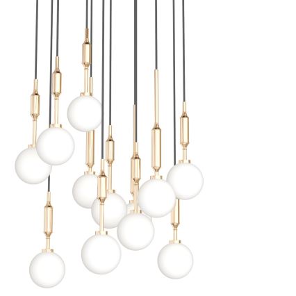 Open Design OR85396 - Lustră suspendată pe cablu ERO 12xG9/8W/230V aurie