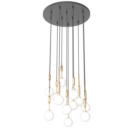 Open Design OR85396 - Lustră suspendată pe cablu ERO 12xG9/8W/230V aurie