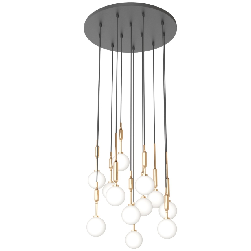Open Design OR85396 - Lustră suspendată pe cablu ERO 12xG9/8W/230V aurie