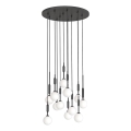 Open Design OR85402 - Lustră suspendată pe cablu ERO 12xG9/8W/230V, neagră