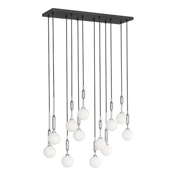 Open Design OR85440 - Lustră suspendată pe cablu ERO, 12 x G9, 8 W, 230 V, crom lucios