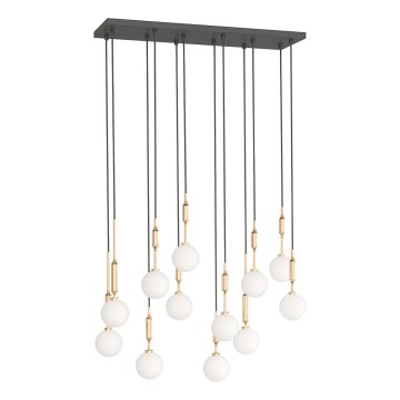 Open Design OR85457 - Lustra suspendată pe cablu ERO 12xG9/8W/230V auriu