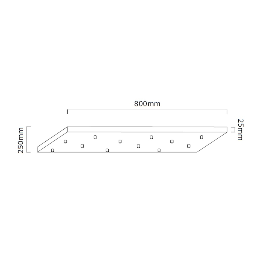 Open Design OR85464 - Lustră suspendată pe cablu ERO 12xG9/8W/230V neagră