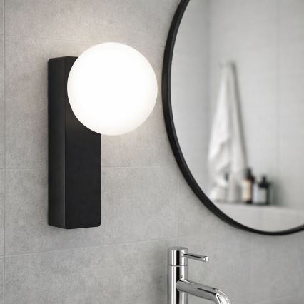 Open Design OR85556 - Aplică de perete pentru baie BOLETTA 1xG9/8W/230V IP44 neagră