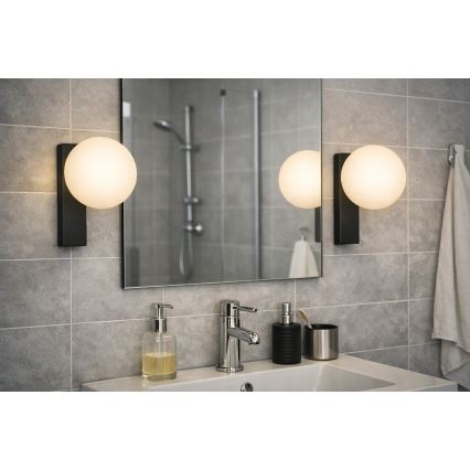 Open Design OR85556 - Aplică de perete pentru baie BOLETTA 1xG9/8W/230V IP44 neagră