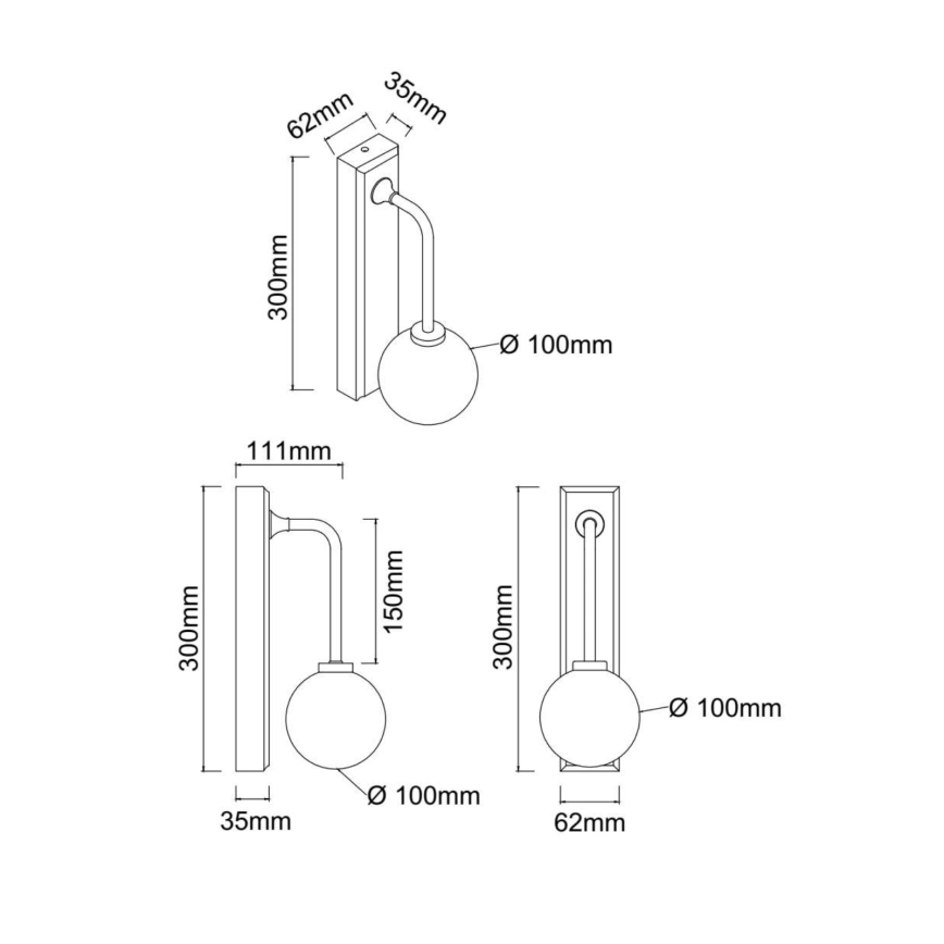 Open Design OR85594 - Aplica de baie ERO, 1xG9/9W/230V, IP44, crom lucios