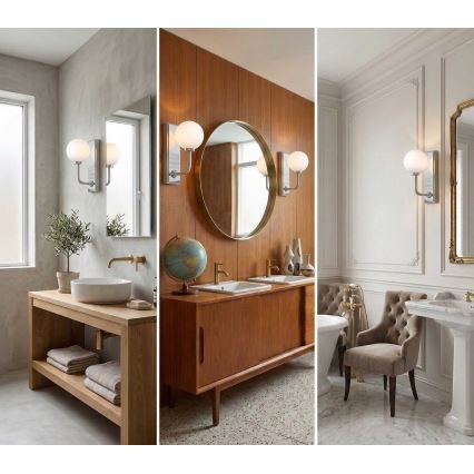 Open Design OR85594 - Aplica de baie ERO, 1xG9/9W/230V, IP44, crom lucios