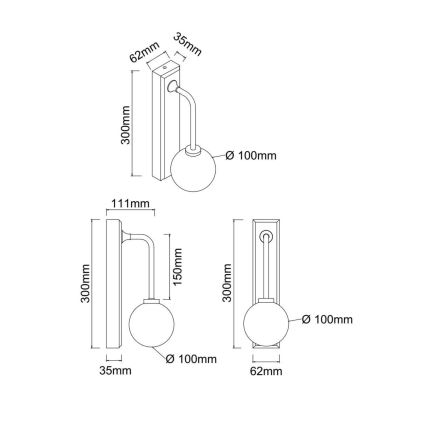 Open Design OR85617 - Aplica de perete pentru baie ERO, 1xG9/9W/230V, IP44, aur roz