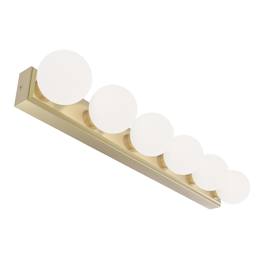 Open Design OR85686 - Aplică de perete pentru baie MERINO, 6xG9/8W/230V, 61 cm, IP44, alamă