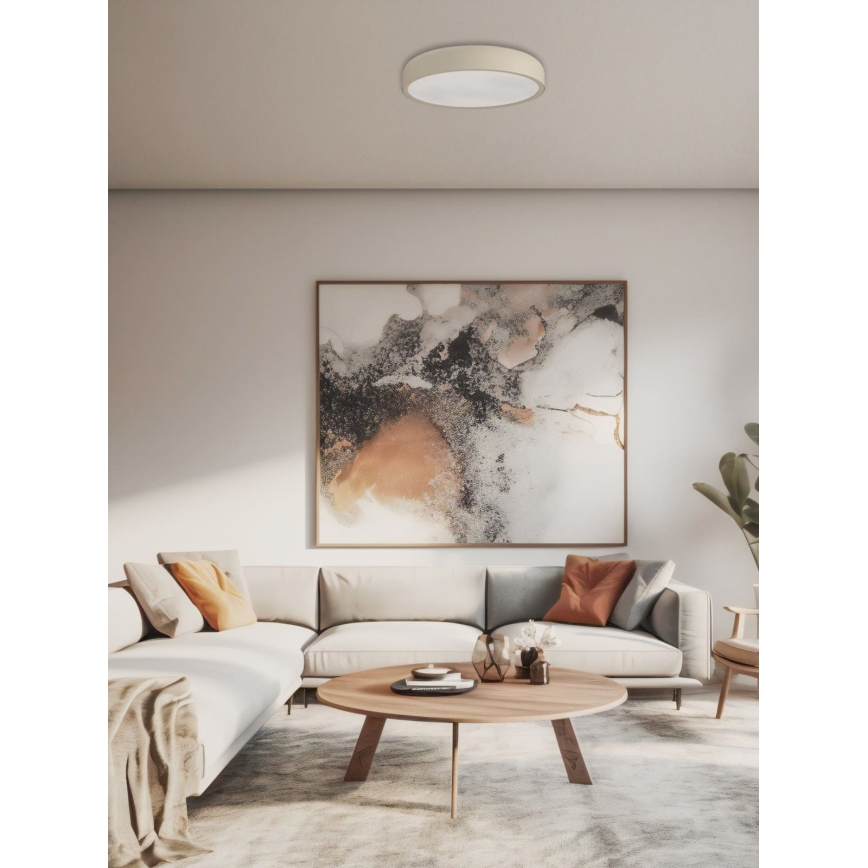 Open Design OR85969 - Plafonieră LED CEDRONE LED/25W/230V 3000/4500/6500K diam. 30 cm bej