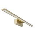 Open Design OR86119 - Aplica LED pentru oglindă de baie LUCE, 11 W, 230 V, 3000/4500/6500 K, 61,5 cm, IP44, alamă