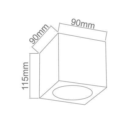 Open Design OR86188 - Lampă spot CUBO 1xG9/8W/230V sticlă transparentă/aur roz