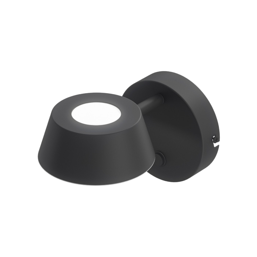 Open Design OR86522 - Aplică de perete LED TIMO, 6W/230V, 3000/4500/6500K, neagră