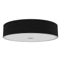 Open Design OR86560 - Plafonieră ZALINDRO 4xE27/15W/230V Ø 54,5 cm negru/crom lucios