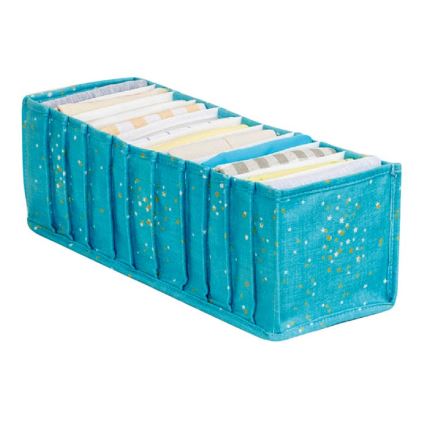 Organizator de dulap 42x16x13 cm turcoaz